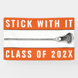 Lacrosse Senior Night Orange Banner