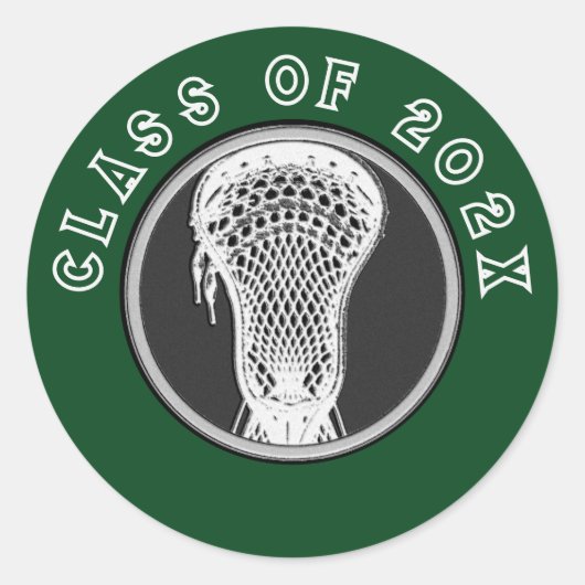 Lacrosse Seniors Classic Round Sticker (Vorderseite)