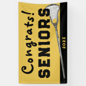 Lacrosse Seniors Gold Banner (Vertikal)