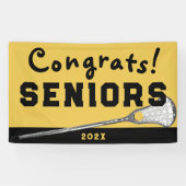 Lacrosse Seniors Gold Banner (Horizontal)