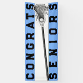 Lacrosse Seniors Light Blue Banner (Vertikal)