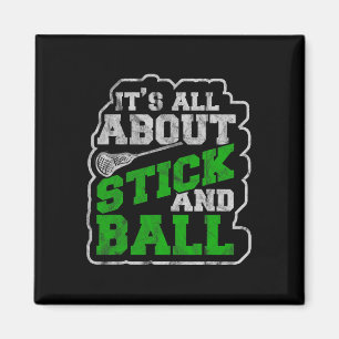 Lacrosse Shirts Der Lakestaster-Player Magnet