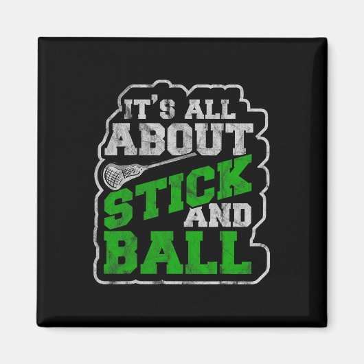 Lacrosse Shirts Der Lakestaster-Player Magnet (Vorne)