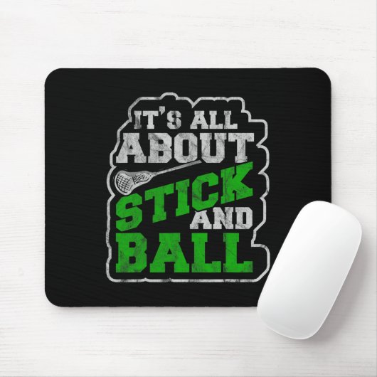 Lacrosse Shirts Der Lakestaster-Player Mousepad (Mit Mouse)