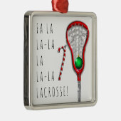 Lacrosse Silbernes Ornament (Rechts)