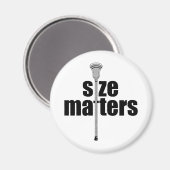 Lacrosse Size Matches Magnet (Vorderseite/Rückseite)