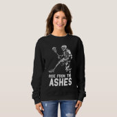 Lacrosse Skeleton Sport - Lacrosse Sweatshirt (Vorne ganz)