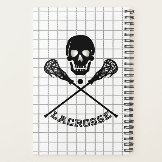 Lacrosse Skull und Sticks Mesh Planer (Rückseite)