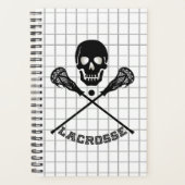 Lacrosse Skull und Sticks Mesh Planer (Vorderseite)