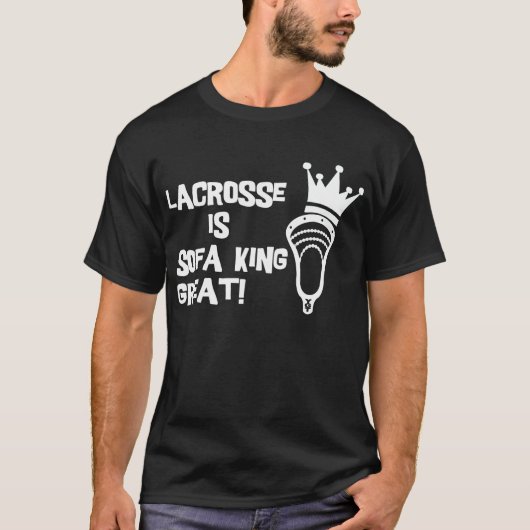 Lacrosse SofaKing große Dunkelheit T-Shirt (Vorderseite)