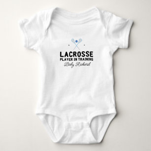 Lacrosse-Spieler in Ausbildung   Benutzerdefiniert Baby Strampler