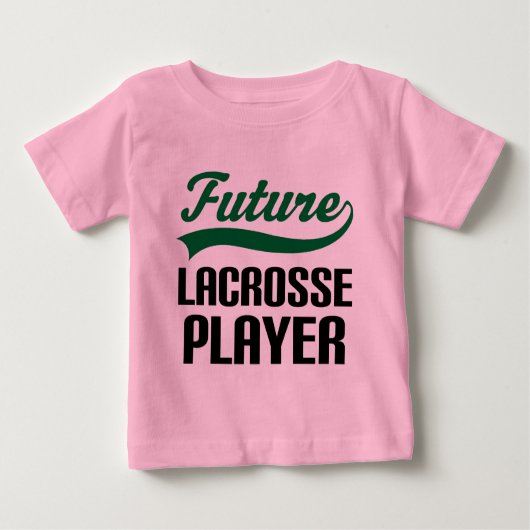 Lacrosse-Spieler (Zukunft) Baby T-shirt (Vorderseite)