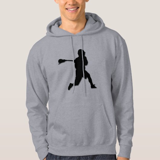 Lacrosse-SpielerHoodie Hoodie (Vorderseite)