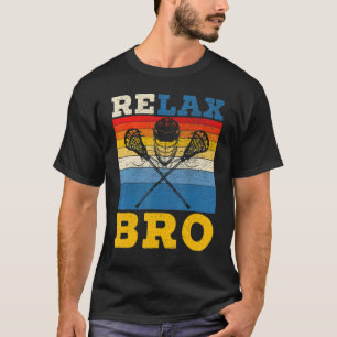 Lacrosse SpielerLax Stick Sport Team Retro T-Shirt