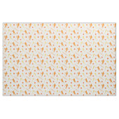 Lacrosse-Spielermuster für Orange und Gelb Stoff (Fat Quarter (45,7 x 55,9 cm))