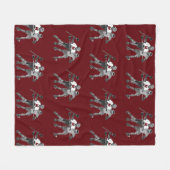 Lacrosse-Sport-Flanelldecke Fleecedecke (Vorderseite (Horizontal))