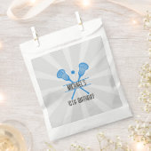 Lacrosse-Sport-Geburtstag Geschenktütchen (Ausgeschnitten)