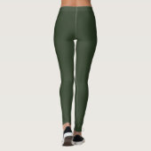 Lacrosse Sport in Evergreen Leggings (Rückseite)