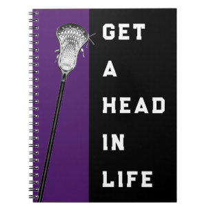 Lacrosse-Sportarten Notizblock