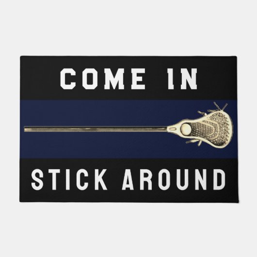 Lacrosse Sportdekor Fußmatte (Vorderseite)