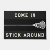 Lacrosse Sportdekor Fußmatte (Vorderseite)