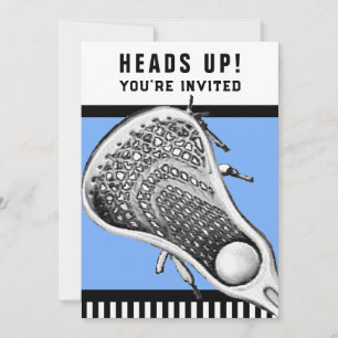 Lacrosse-Sporteinladungen Einladung