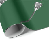 Lacrosse Sportgeschenk Geschenkpapier (Rolleneckpunkt)