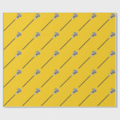 Lacrosse Sportgeschenk Geschenkpapier (Flach)
