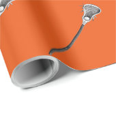 Lacrosse Sportgeschenk Geschenkpapier (Rolleneckpunkt)