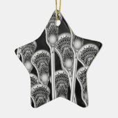 Lacrosse Sports Award Keramik Ornament (Links)