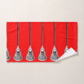 Lacrosse Sports Badhandtuch Set (Handtuch)