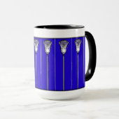 Lacrosse Sports Blue Tasse (VorderseiteRechts)