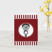 Lacrosse Sports Cards Karte (Gelbe Blume)