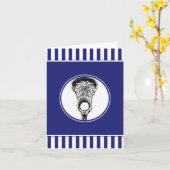 Lacrosse Sports Cards Karte (Gelbe Blume)