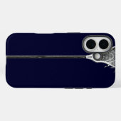 Lacrosse Sports Case-Mate iPhone Hülle (Rückseite (Horizontal))