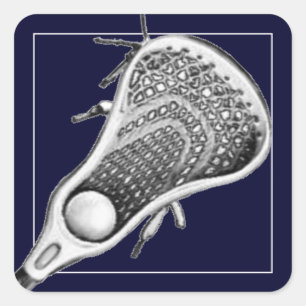 Lacrosse Sports Classic Round Sticker