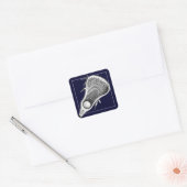 Lacrosse Sports Classic Round Sticker (Umschlag)