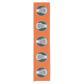 Lacrosse Sports Event Kurz Table Runner Kurzer Tischläufer (Vorderseite)
