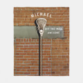Lacrosse Sports Fleecedecke (Vorderseite)
