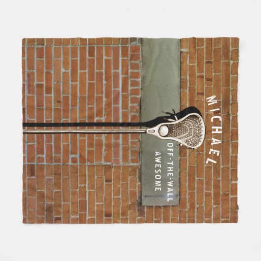 Lacrosse Sports Fleecedecke (Vorderseite (Horizontal))