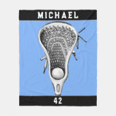 Lacrosse Sports Fleecedecke (Vorderseite)