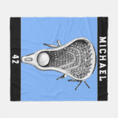 Lacrosse Sports Fleecedecke (Vorderseite (Horizontal))