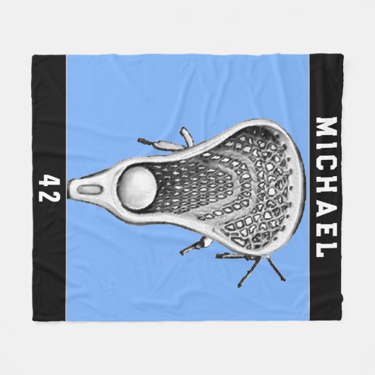Lacrosse Sports Fleecedecke (Vorderseite (Horizontal))