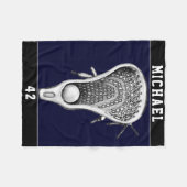 Lacrosse Sports Fleecedecke (Vorderseite (Horizontal))