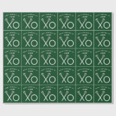 Lacrosse Sports Geburtstag Geschenkpapier (Flach)