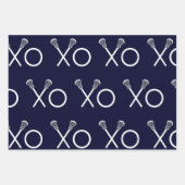Lacrosse Sports Geschenkpapier Blätter (Vorderseite 3)