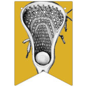 Lacrosse Sports Gold Wimpelkette (Erste Fahne)