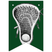 Lacrosse Sports Green Bunting Flags Wimpelkette (Zweite Fahne)
