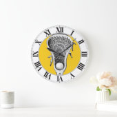 Lacrosse Sports Große Wanduhr (Zuhause)