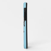 Lacrosse Sports hellblau Case-Mate iPhone Hülle (Hinten/Links)